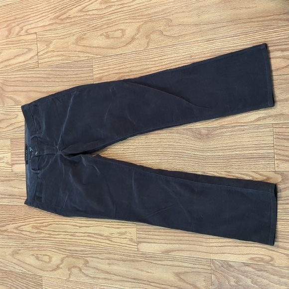Calvin Klein women's straight-leg dark gray corduroy pants, size 12 - Picture 1 of 3